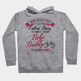 Bike Mom and Baby Matching T-shirts Gift Hoodie